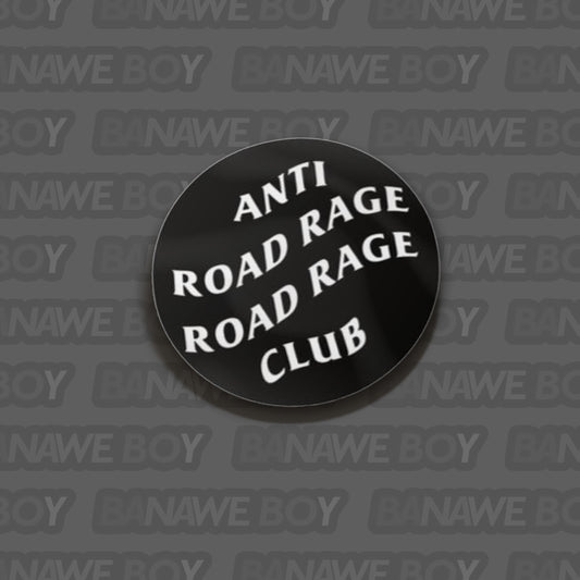 ANTI ROAD RAGE ROAD RAGE CLUB BLACK